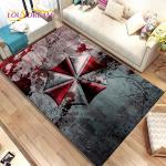 3D R-Resident Evil M&auml;ngude M&auml;nguri Ala Vaip, Vaip Vaip Elutoa Magamistoa Diivani Uksemati Kaunistus, Laste M&auml;ngu Libisemiskindel P&otilde;randamatt 60*90cm