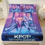3 tk K-Pop deemonik&uuml;tid tr&uuml;kitud kiibita voodilina komplekt mitu suurust pehme voodikate magamistoa voodipesu masinpestav 90x191cm gray