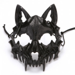 Peokollekte Mask Pikkade Hammastega Deemon Skelett Pooln&auml;omask Hunt Draakon Tiiger Houjuu Nue Mask Cosplay Halloweeni Kost&uuml;&uuml;mi Rekvisiidid