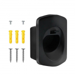 ABS seinakinnitusega laadija hoidik t&uuml;&uuml;p 2 pistikupesa pistiku lisakaitse seinakasti elektriauto laadimiskaabli kronstein must