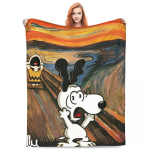 Tekk Pehme T&auml;navatrend Pl&uuml;&uuml;sist Visketekk A Peanuts Diivanile Toolile Diivanile Voodile Reisimiseks Kontorisse Flanellist Voodikate Voodikate 30x40in