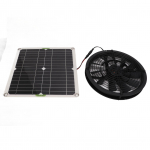P&auml;ikesepaneeliga ventilaator 10-tollise l&auml;bim&otilde;&otilde;duga ventilaator 100W RV jahtide kasvuhoonete vannitoa jaoks