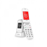 T&eacute;l&eacute;phone Portable - SPC - Harmony - Grandes Touches - Bouton SOS - Double SIM - Blanc