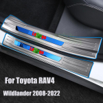 Toyota RAV4xa50 2008-2022 auto l&auml;vepaku jaoks kriimustusvastane l&auml;vepaku kaunistamine roostevabast terasest l&auml;vepakudega 2008-2013 built-in