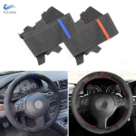 Auto seemisnahast roolikatte &auml;&auml;ris BMW M Sport E46 Coupe M3 E46 2000 - 2004 2005 2006 M5 E39 2000 2001 2002 jaoks customize