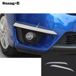 Auto esiosa eesmise udutule laterna raami varras ABS kroomitud trimmipaneeli raami katted Kulmud 2tk Honda Fit Jazz 2014 2015 2016 jaoks Style 3