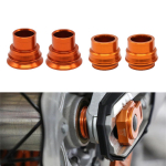 KTM 125 150 200 250 300 350 400 450 500 525 530 2008- EXC EXC-F EXC-W XC-W XCF-W jaoks CNC Eesmise ja Tagumise Rattarummu Telje Distantsit&uuml;kk Rear Orange
