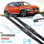 for Hyundai Kona 2017 2018 Kauai Car Wiper Blade Front Windscreen Windscreen Windshield Wipers Car Accessories J Hook Style A