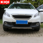 KIQI 2tk/komplekt ABS kroomitud eesmised udutuled, udutulede raami raami litrid, kaunistus Peugeot 2008 2014-
