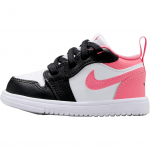 Air Jordan 1 Low Alt TD Must Valge Roosa Beebi Tossud Roosa-Gaze DR9747-025 23.5