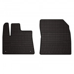 Dywaniki samochodowe gumowe do: Opel Combo E kombivan 1. rząd (2018-) - czarne, dopasowane