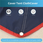 Universaalne auto p&auml;ikesevari vihmavarju kate Telgi riie UV-kaitsega veekindel 4X2,1M sinine