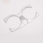 Auto sisemus keskkonsool veetopsihoidja dekoratiivkate liist kivid BMW 5. seeria G30 2017-2018 jaoks h&otilde;be