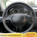 Auto roolikatte nahast BMW 3 5. seeriale E46 E39 X5 E53 Z3 E36 Rool Autotarvik Red Thread