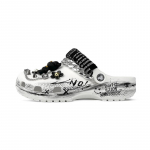 Crocs Classic klotsid hull grafitistiil gooti retro trend rand hip hop Y2K milleniaali stiil augud kingad unisex must ja valge 42-43 must valge v&auml;rv