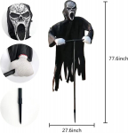 Aia Vaimun&auml;gu Hernehirmutis Halloweeni Dekor V&auml;ljas Riputatav Hirmutav Vaim Hernehirmutis Dekoratsioonid Loominguline Hoovi Linnupeletaja