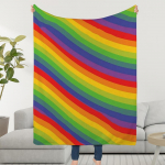 Vikerkaare tekk Viska peale &Uuml;lihubane Pl&uuml;&uuml;s Elutuba uhkus Toa Diivan Diivan Lapsik S&uuml;nnip&auml;evakingitused 30x40in