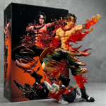 26cm/10.2 tolli One Piece Ace Anime Kuju Portgas&middot;D&middot; Ace Tegevuskuju PVC Mudel Kuju Kollektsiooni Kaunistused Kaunistus M&auml;nguasjad valge