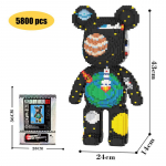 Kawaii karu ehitusklotsid, kokkupandavad m&auml;nguasjad, kaunistused, kodu sisustus, loomingulised ehitusklotsid, m&otilde;tlemist arendavad m&auml;nguasjad, m&auml;nguasjad kingituseks