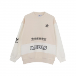 Adidas Originals V&auml;rviline Plokk &Uuml;hendatud Ameerika Vintage Suur Logo Spordikampsun Naiste Kampsun Valge H20451 36