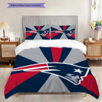 New England Patriotsi Muster Voodipesu Tekikott Komplekt Tekikott Padjap&uuml;&uuml;r Kodu Kaunistus S&uuml;nnip&auml;evakingitus (1 * tekikott + 2 * padjap&uuml;&uuml;ri, ilma s&uuml;damikuta) 135x200cm