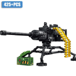 S&otilde;jaline MOC M2 kuulipilduja snaiperrelv K98 MP5 AK47 M4A1 Gatlingi relv ehitusklotsid DIY UZI relvklotsid m&auml;nguasjad lastele kingitused