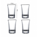 15ml/30ml/50ml Luksuslik V&auml;ike Veiniklaas K&otilde;rgetasemeline Paks Kokteiliklaas Baijiu Tass Shot Klaas &Scaron;oti Bourboni Klaasid Baaritarvikud