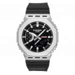 Casio G-Shock G-Steel Analoog-Digitaalne Bio-p&otilde;hisest Vaikrihm Must Tihvtikell Kvarts GM-2100M-1A 200M Meeste K&auml;ekell must