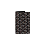 Goyard Grenelle Monogram Klapiga Tasku Nahast Kaardihoidja Passihoidja Unisex Aksessuaarid Must GRENELPMLTY-01CL01X Basic Set (Bag)