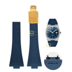 CTS Fluorkaut&scaron;ukist Rihm Tissot PRX Seeria Super Player Kelladele 35mm 40mm Kiirvabastusega Pannal FKM Kellarihm 11mm 12mm 11mm blue