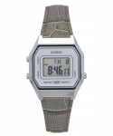 Casio Vintage Digitaalne Nahkrihmaga Kvarts LA680WEL-8A2 Unisex K&auml;ekell h&otilde;be