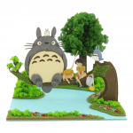 Sankei hiiglaslikud kott-toolid Studio Ghibli Minikujud Naaber Totoro ja Mei Paberik&auml;sit&ouml;&ouml; Totoro, Satsuki, M&otilde;&otilde;tkava puudub MP07-05 valge