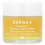DERMA E, C-vitamiini intensiivne &ouml;&ouml;kreem, 56g (2 untsi)