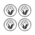 2026. aasta Renault rattakatted Renault Clio, Captur, Trafic, Scenic 2, Megane 2, 3, 4, Kadjarle 4 tk auto ratta rummukate velje keskele white