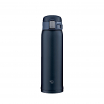 Zojirushi Termos 480ml Vesi Kerge Standard Kuum K&uuml;lm Sinine Pudel, &Uuml;he Nupuvajutusega Kruus, & Kompaktne, T&uuml;&uuml;p, & Isolatsioon, Sinine, SM-SF48-AD