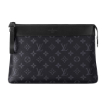 Louis Vuitton Pochette Voyage Souple Must Monogram Eclipse L&otilde;uend Meeste Kotid M82543 Basic Set (Bag+Dust Bag)