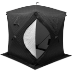 Tente de camping - GI92 - 1-2 personnes - &eacute;tanche - convertible en tente sauna - 180x180x210 cm