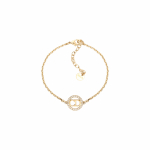 Dior Clair D Lune Metallist K&auml;ev&otilde;ru Naiste ehted Kuldne B1627CDLCY-D03S Basic Packaging-Dust Bag+Box