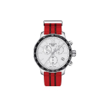 Tissot Quickster Series Kvartsmehhanismiga NBA Eriv&auml;ljaanne Kvartsikell Chicago Bulls Meeste kellad Valge Teras Nailon T095.417.17.037.04 Red Strap