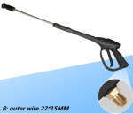 Majapidamispuhastusmasin K&otilde;rgsurve Autopesu Veep&uuml;stol Pikendatud 85 cm v&otilde;rra Reguleeritava Sirge Ventilaatorikujulise Veep&uuml;stoli Otsikuga