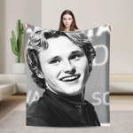 Pehme mugav tekk Reisimine Ilia Malinin Visketekk Trend Voodikate elutuppa 75x100cm (30x40inch)