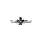 Chrome Hearts &uuml;mmargune s&otilde;rmus l&uuml;hikese ristlillega 925 h&otilde;bedast s&otilde;rmus unisex s&otilde;rmused CH-JZ-251 Basic Packaging-Dust Bag,7