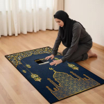 Islami Musliin Palvematt Palveruum Musalla Luksuslik Vaip Masinpesu Hea Pehme Ramadan Palvevaibad Laste Mittep&otilde;randakatte Vaibad 70x110cm