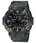 Casio G-SHOCK Meeste Vaik 200M Veekindel Analoog P&otilde;rutuskindel Kvartsikell GA-700CM-3A roheline
