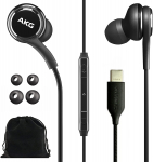 SAMSUNG AKG k&otilde;rvaklapid Galaxy S23 Ultra jaoks Originaalsed USB Type-C k&otilde;rvaklapid koos puldiga mikrofoniga Komplektis punutud sametkott Must - K&otilde;rvasisesed & - - - must
