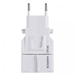 RW110WH Road Warrior GoCon J Maailmaadapter V&auml;lismaareisideks Erandloa taotlus Valmistatud (Valge) Mitme toiteallikaga (BF, SE, C, B3, B, O,