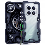 Kaitse&uuml;mbris Redmi Note 15 jaoks - Metallist, Must, Paelaga