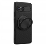 Kaitse&uuml;mbris Xperia 10 VII jaoks - TPU+PC, Must, Jalatugiga