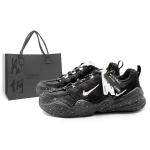 Nike Tech Hera Height Increasing Low top Casual Shoes Unisex Black FJ9532-101(Team1181S) 35.5 gray