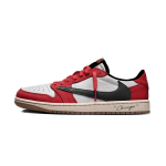 Travis Scott X Jordan Air Jordan 1 Vintage Korvpallijalatsid Unisex Madalad Must DZ4137-700(Team1677- ) 35.5